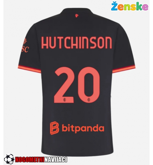 Ženske Nogometnih dresov AC Milan Omari Hutchinson #20 Tretji 2026-27 Kratki rokavi Ženske Nogometnih dresov AC Milan Omari Hutchinson #20 Tretji 2026-27 Kratki rokavi